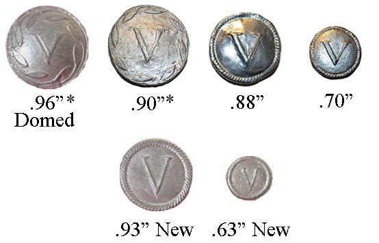 Brithish 5th Reg of Foot buttons